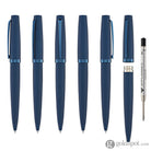 Diplomat Viper Ballpoint Pen in Blue Guilloche Ballpoint Pens