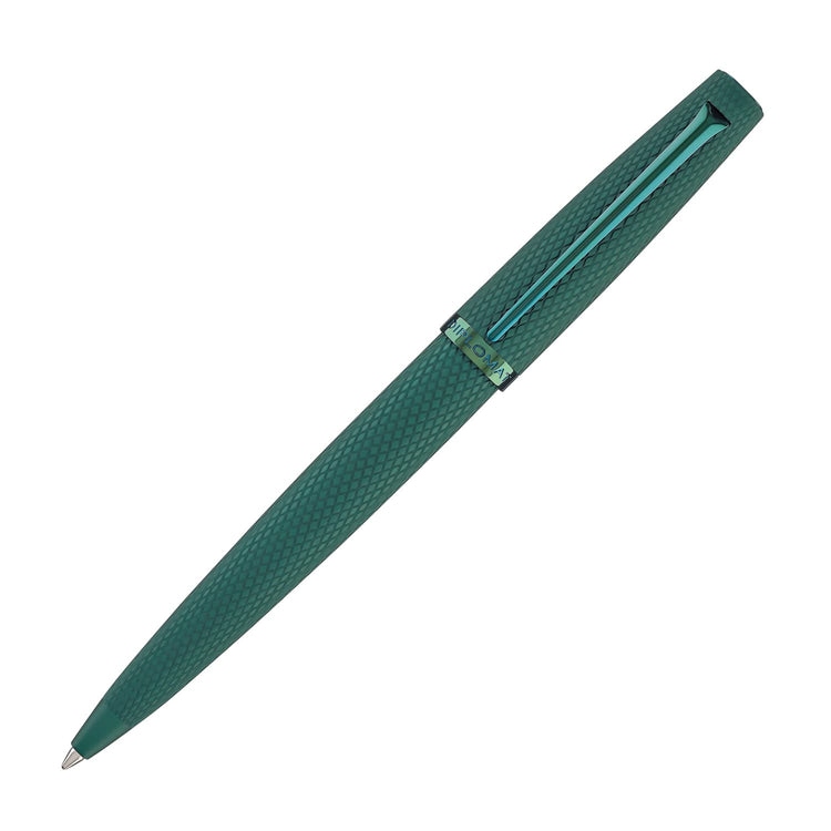 Diplomat Viper Ballpoint Pen in Green Guilloche Ballpoint Pens