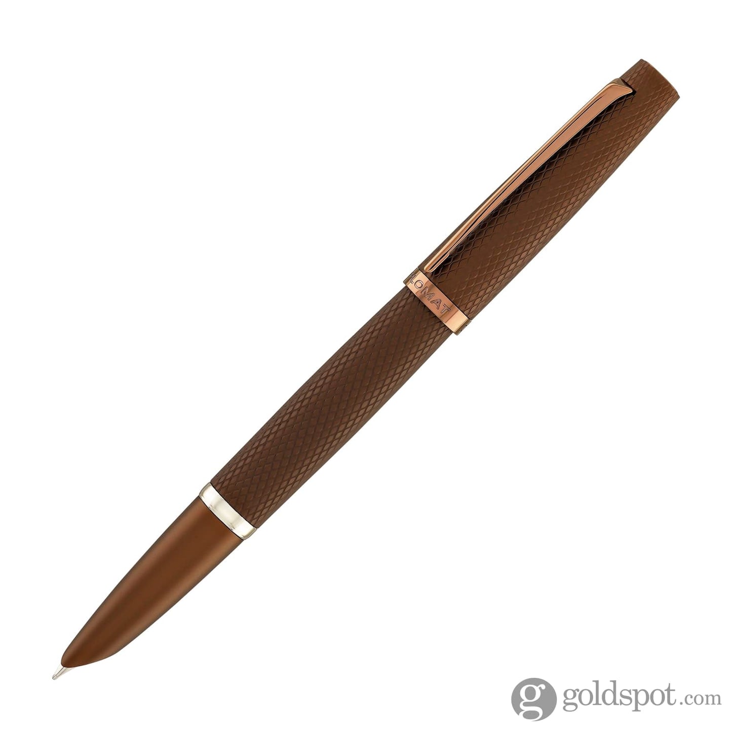 Diplomat Viper Fountain Pen Fine/Medium in Brown Guilloche Fountain Pen