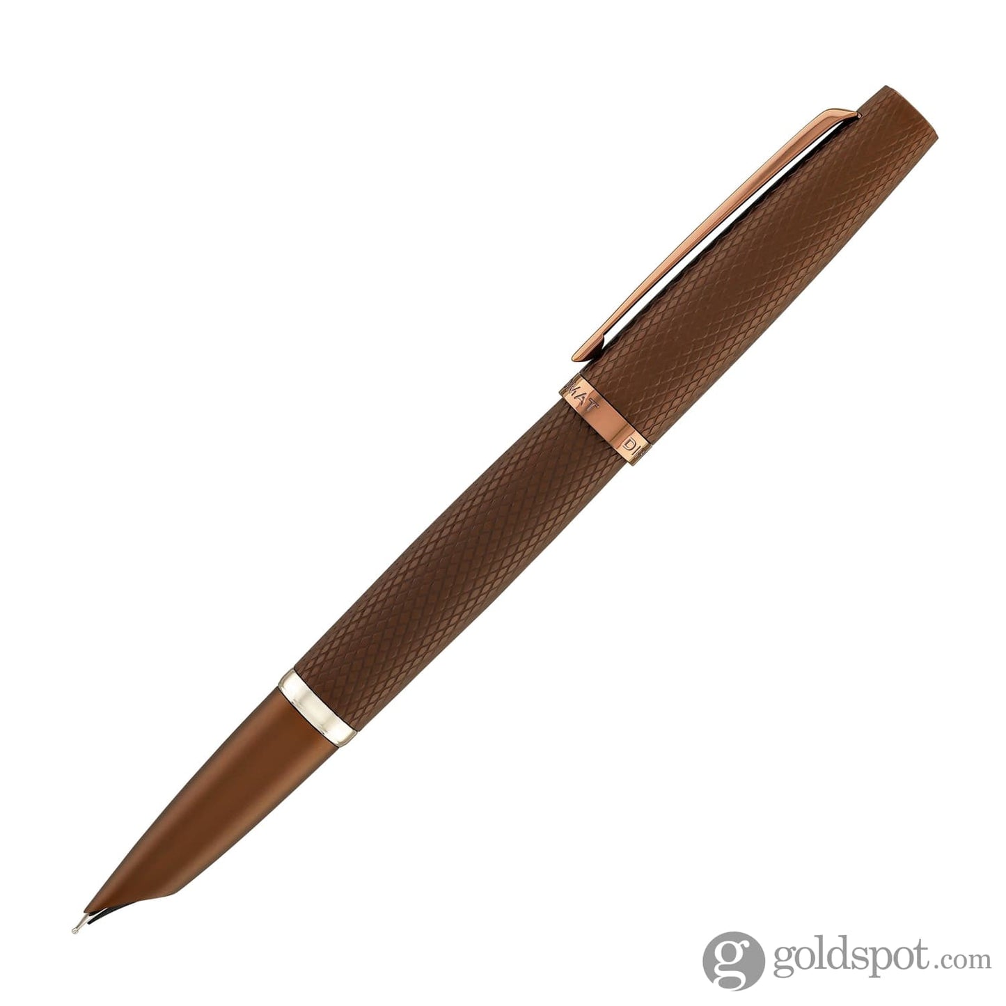 Diplomat Viper Fountain Pen Fine/Medium in Brown Guilloche Fountain Pen