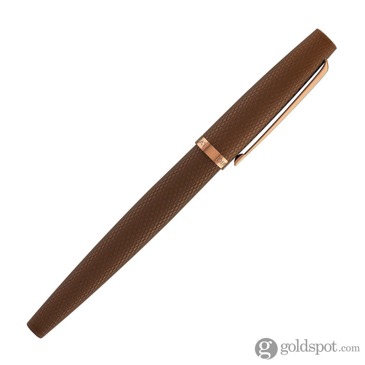 Diplomat Viper Fountain Pen Fine/Medium in Brown Guilloche Fountain Pen