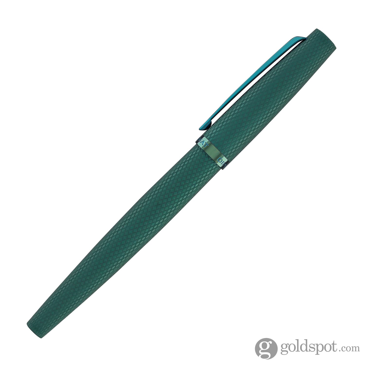 Diplomat Viper Fountain Pen Fine/Medium in Green Guilloche