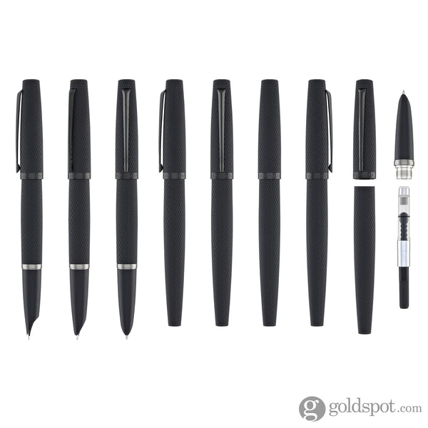 Diplomat Viper Fountain Pen Fine/Medium Point in Black Fountain Pen