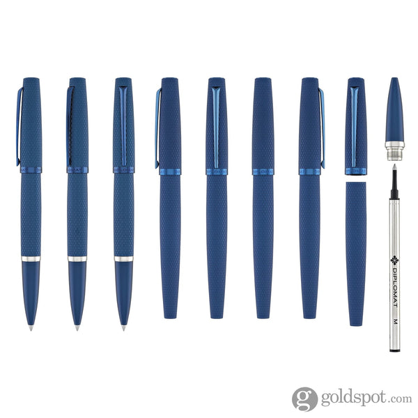 Diplomat Viper Rollerball Pen in Blue Rollerball Pen