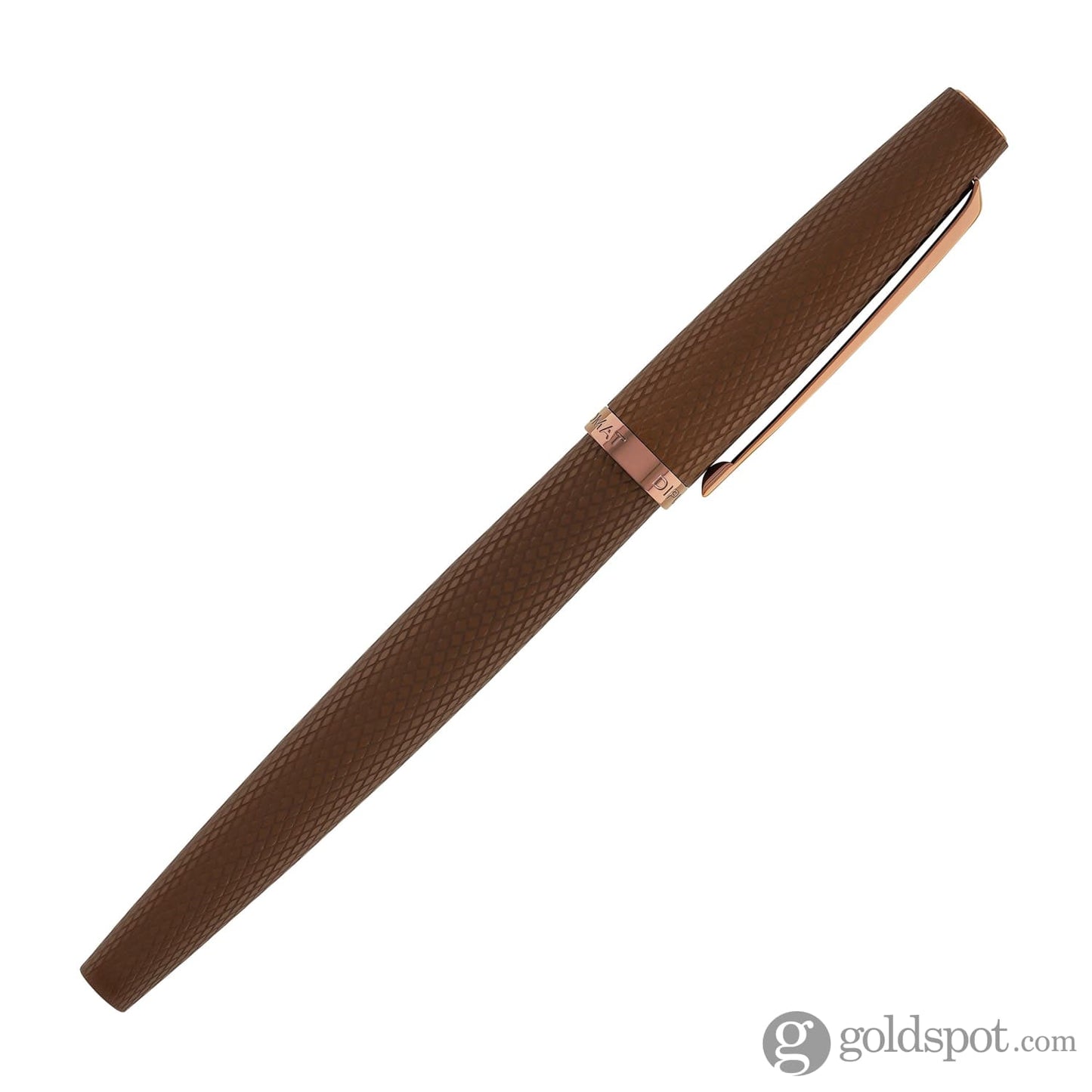Diplomat Viper Rollerball Pen in Brown Guilloche Rollerball Pen