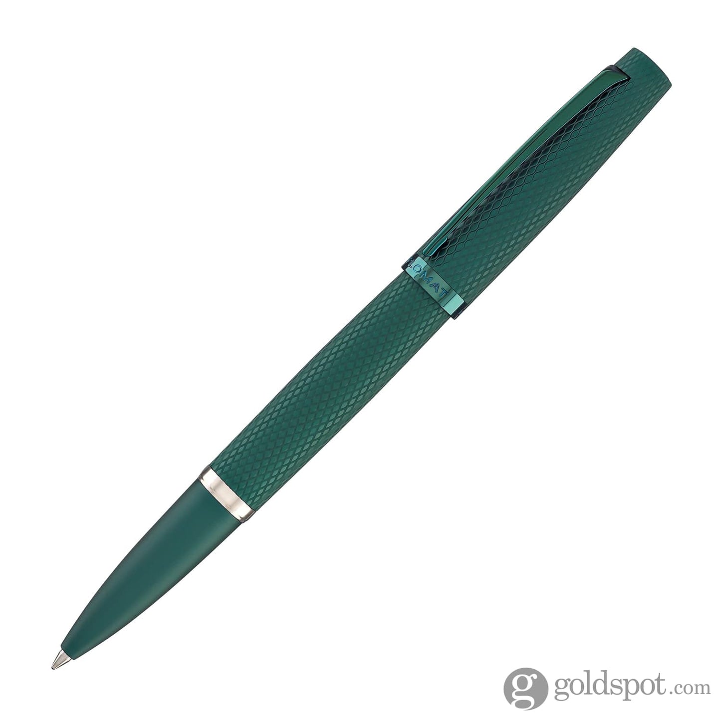 Diplomat Viper Rollerball Pen in Green Guilloche Rollerball Pen