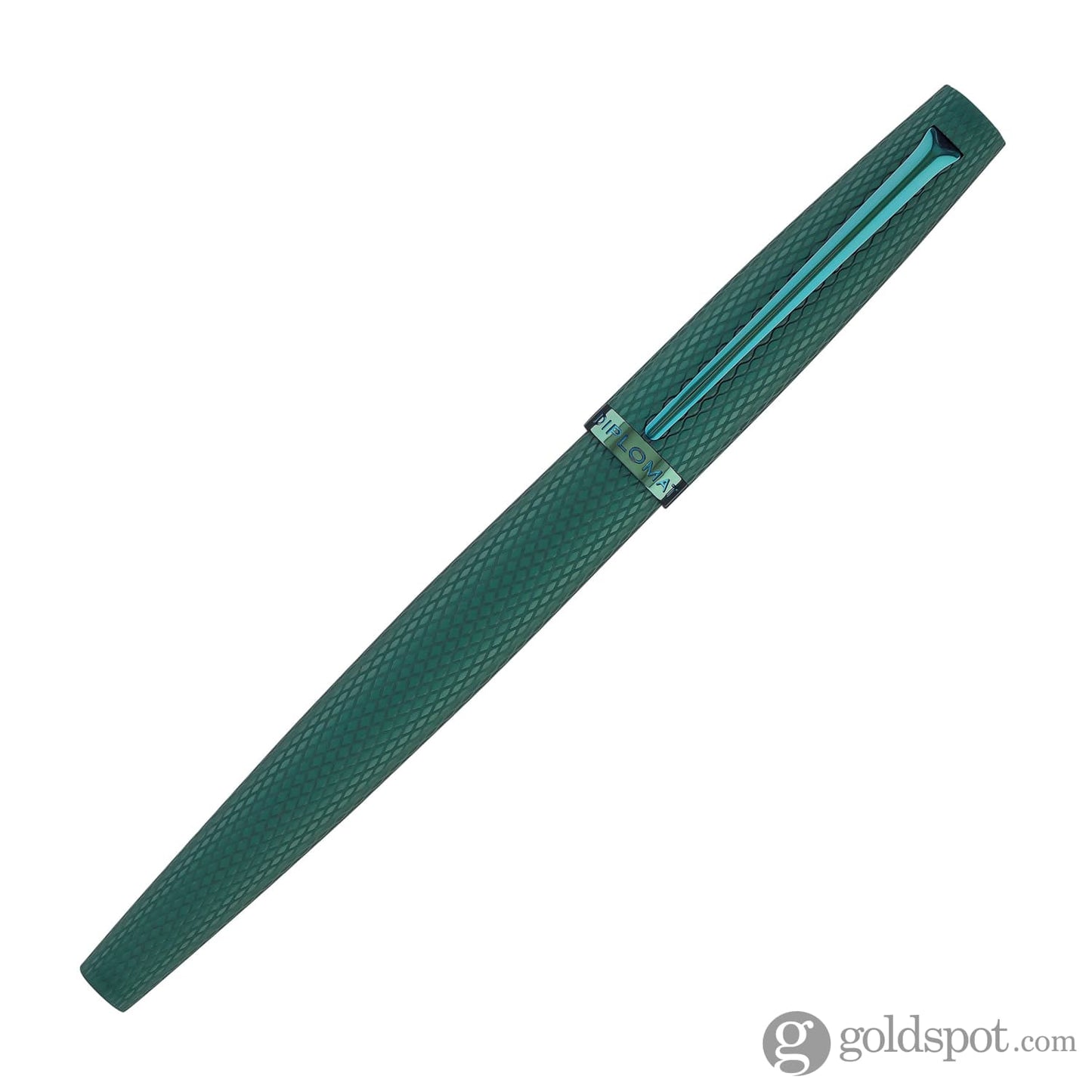 Diplomat Viper Rollerball Pen in Green Guilloche Rollerball Pen