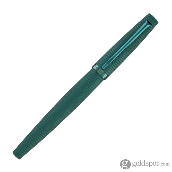 Diplomat Viper Rollerball Pen in Green Guilloche Rollerball Pen