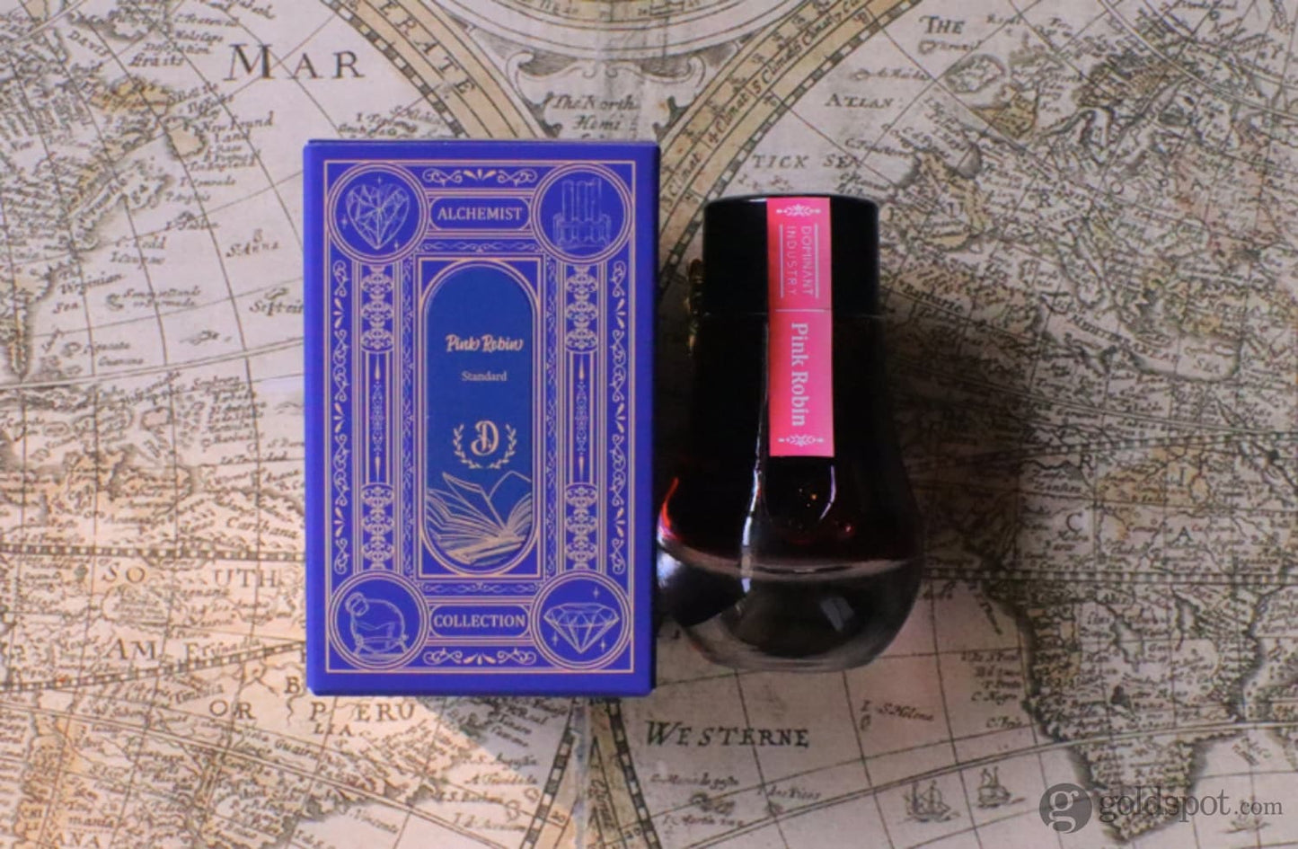 Dominant Industry Alchemist Standard Ink Series Bottled Ink in Pink Robin - 25mL Bottled Ink