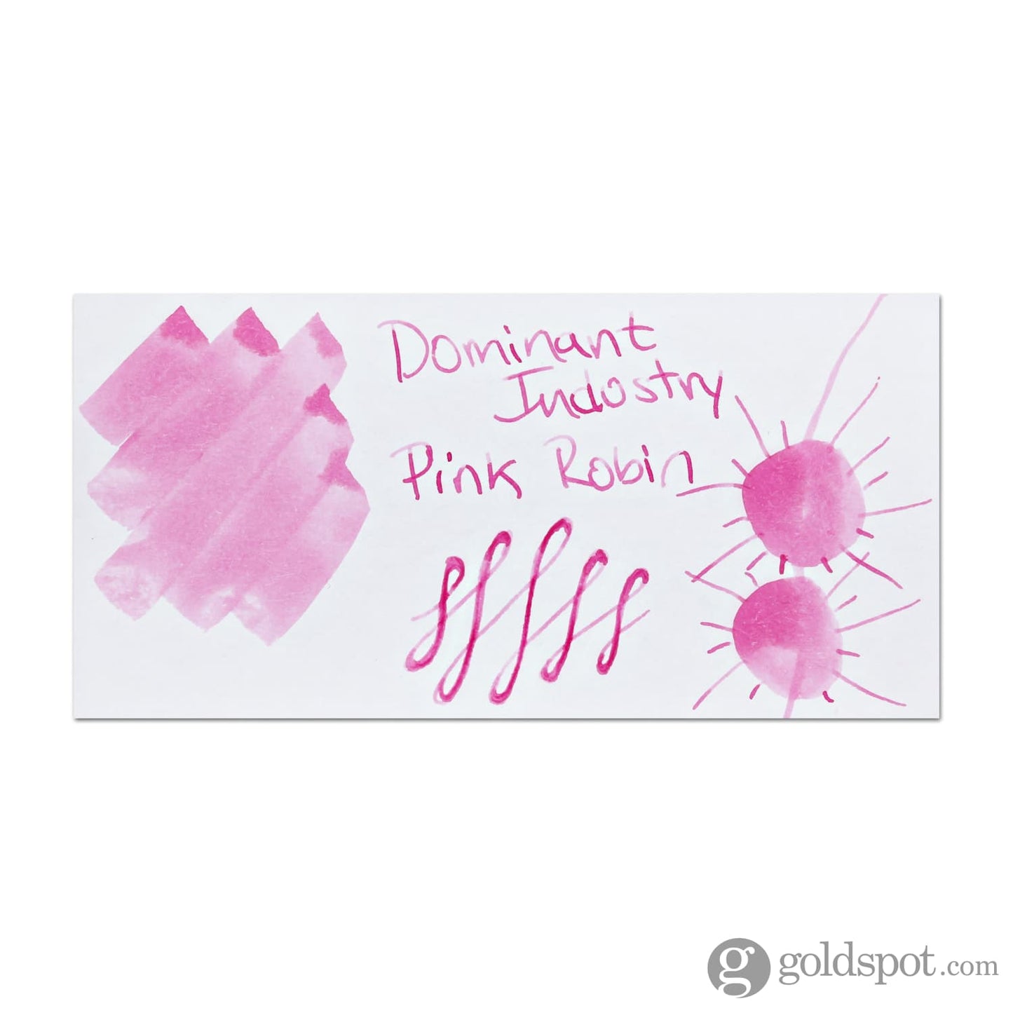 Dominant Industry Alchemist Standard Ink Series Bottled Ink in Pink Robin - 25mL Bottled Ink