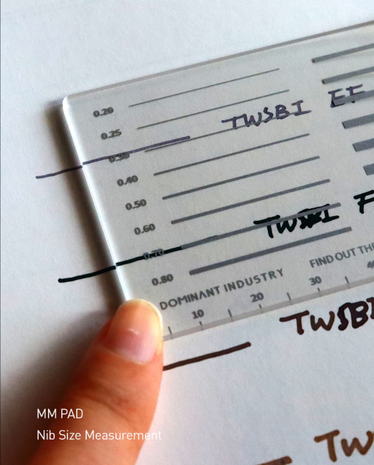 Dominant Industry Measure My Pen MM Pad Accessories