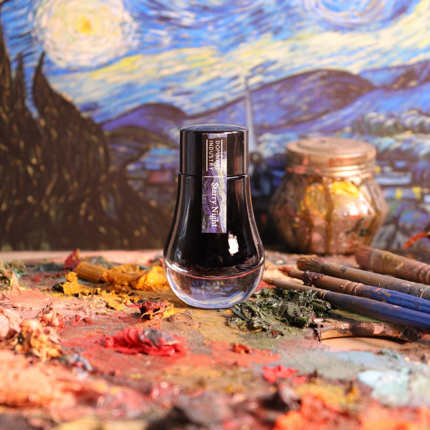 Dominant Industry Van Gogh Pearl Series Bottled Ink in Starry Night - 25mL Bottled Ink