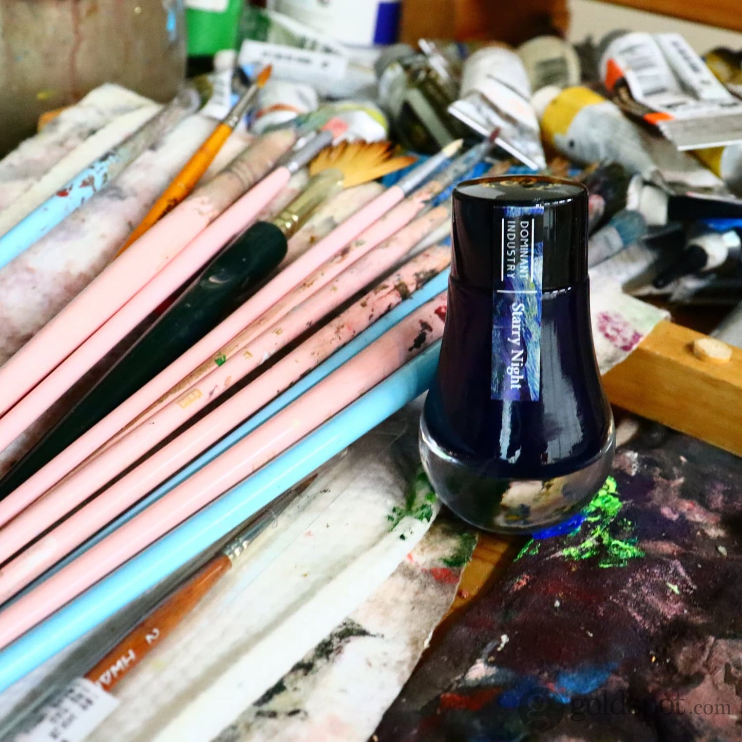 Dominant Industry Van Gogh Pearl Series Bottled Ink in Starry Night - 25mL Bottled Ink