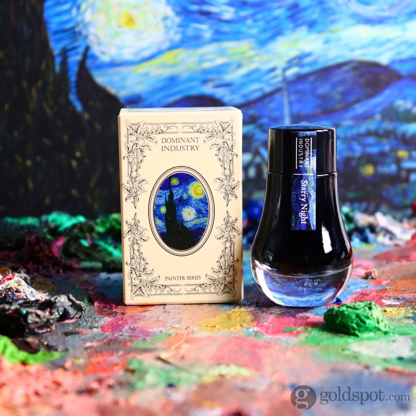Dominant Industry Van Gogh Pearl Series Bottled Ink in Starry Night - 25mL Bottled Ink