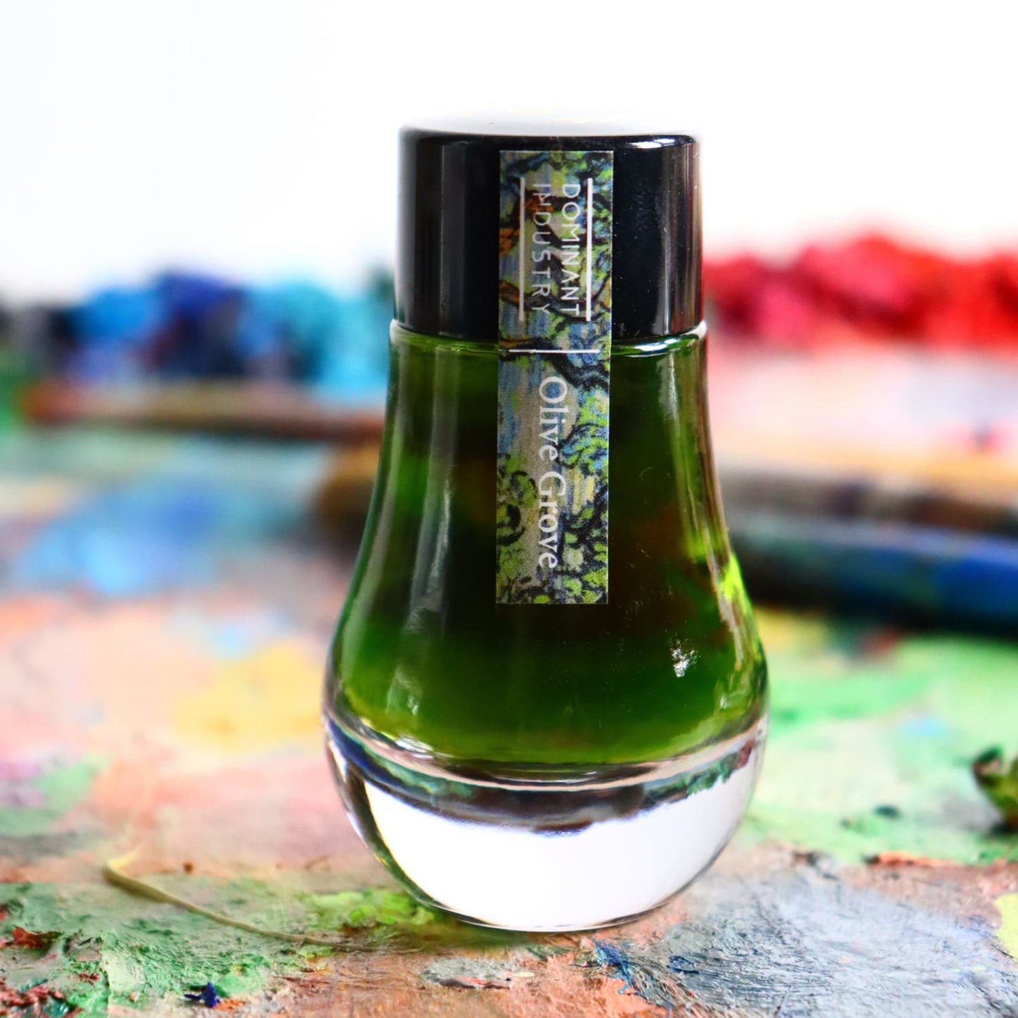 Dominant Industry Van Gogh Standard Series Bottled Ink in Olive Green - 25mL Bottled Ink