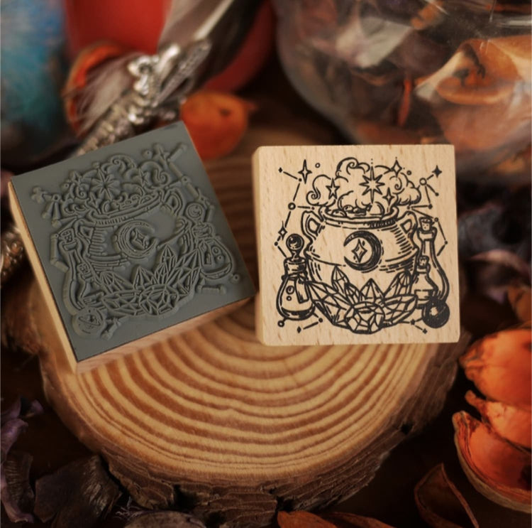 Dominant Industry Wood Stamp in Conjurer’s Recipes Accessories