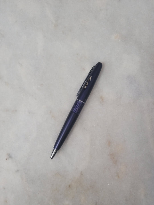 Misfit Item 0072 Pilot Metropolitan Animal Ballpoint Pen in Leopard Matte Violet