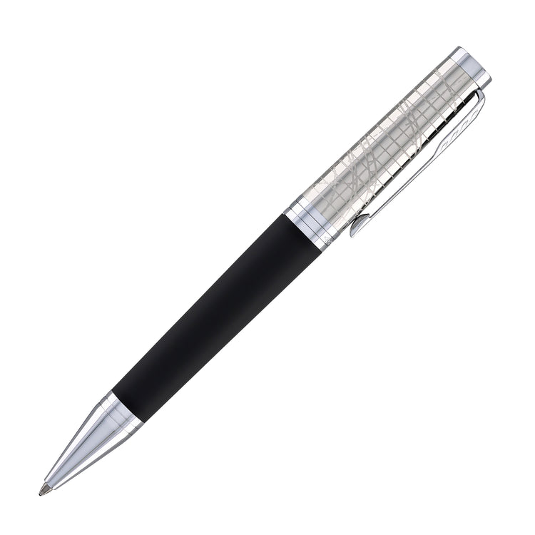 Parker Ingenuity Ballpoint Pen in Legacy of Flight with Chrome Trim