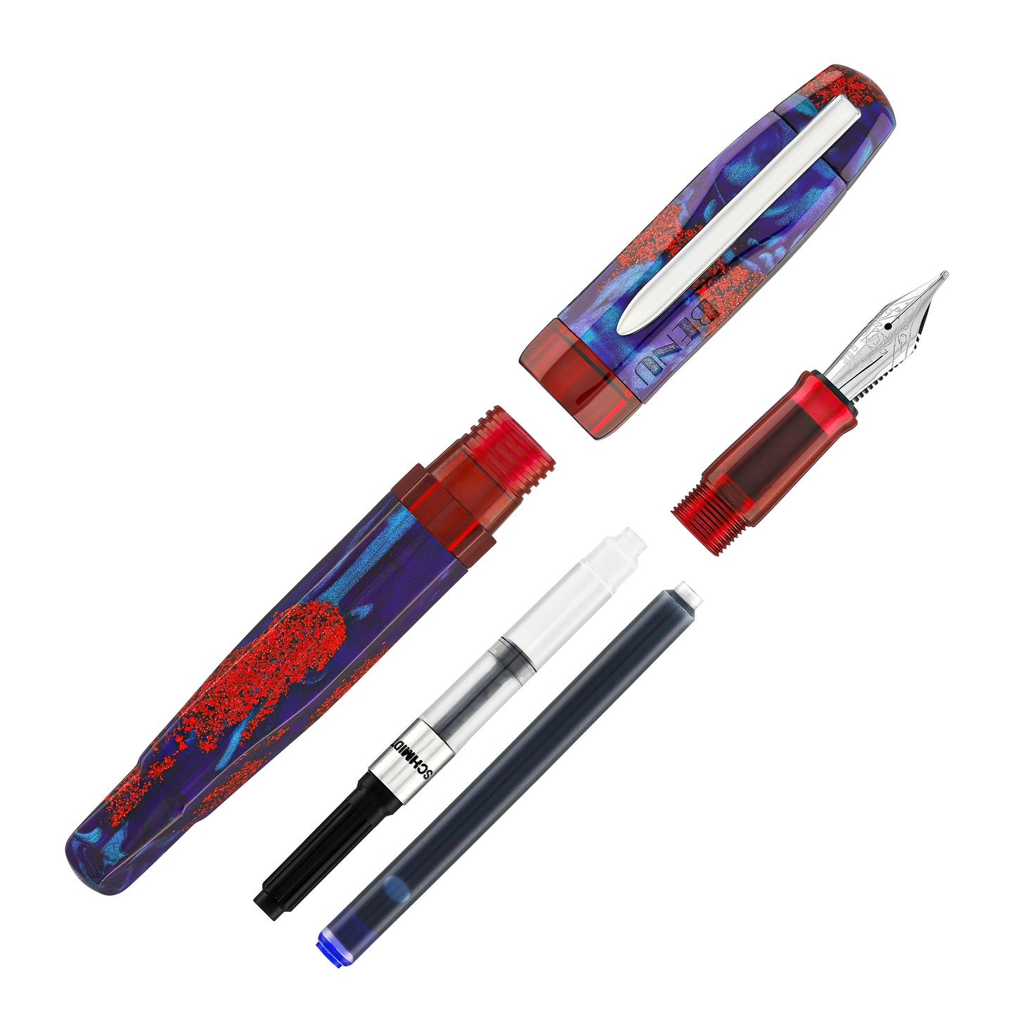 Benu AstroGem Collection Fountain in Apollo Fountain Pens