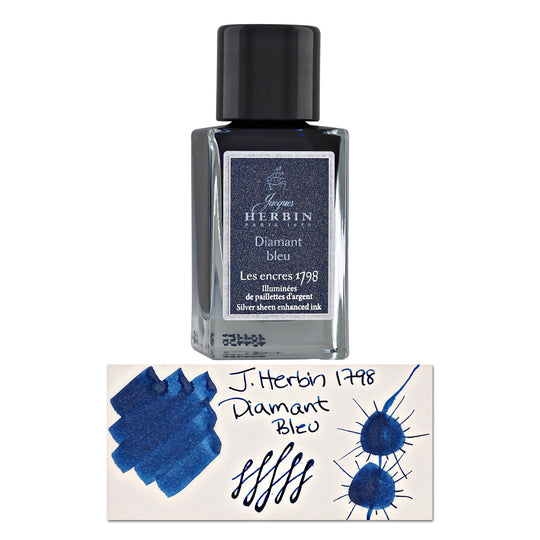 J. Herbin 1798 Anniversary Bottled Ink in Diamant Bleu - 15 mL