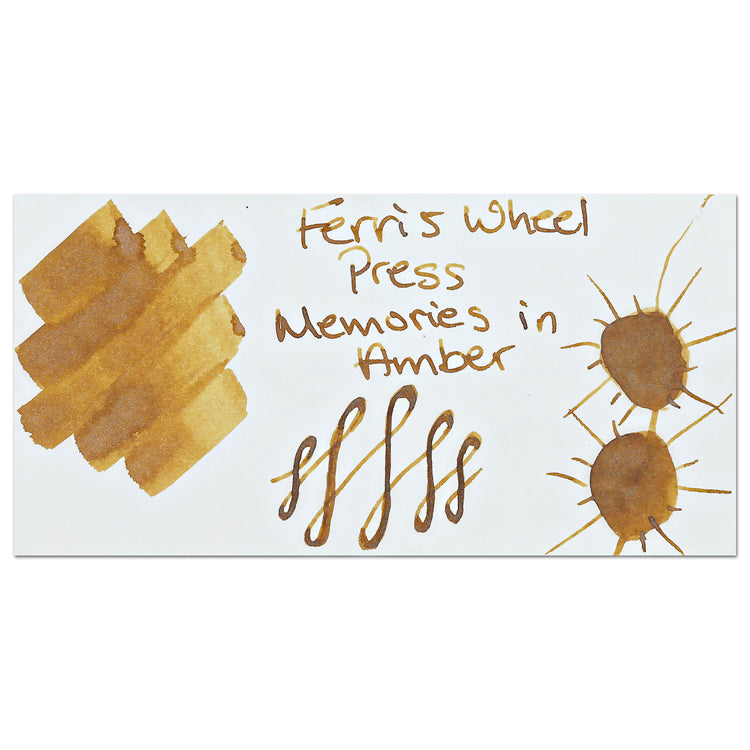 Ferris Wheel Press Shimmer Bottled Ink in Memories in Amber - 10 mL
