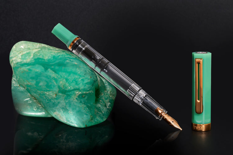 TWSBI Eco Fountain Pen in Jade Jelly with Bronze