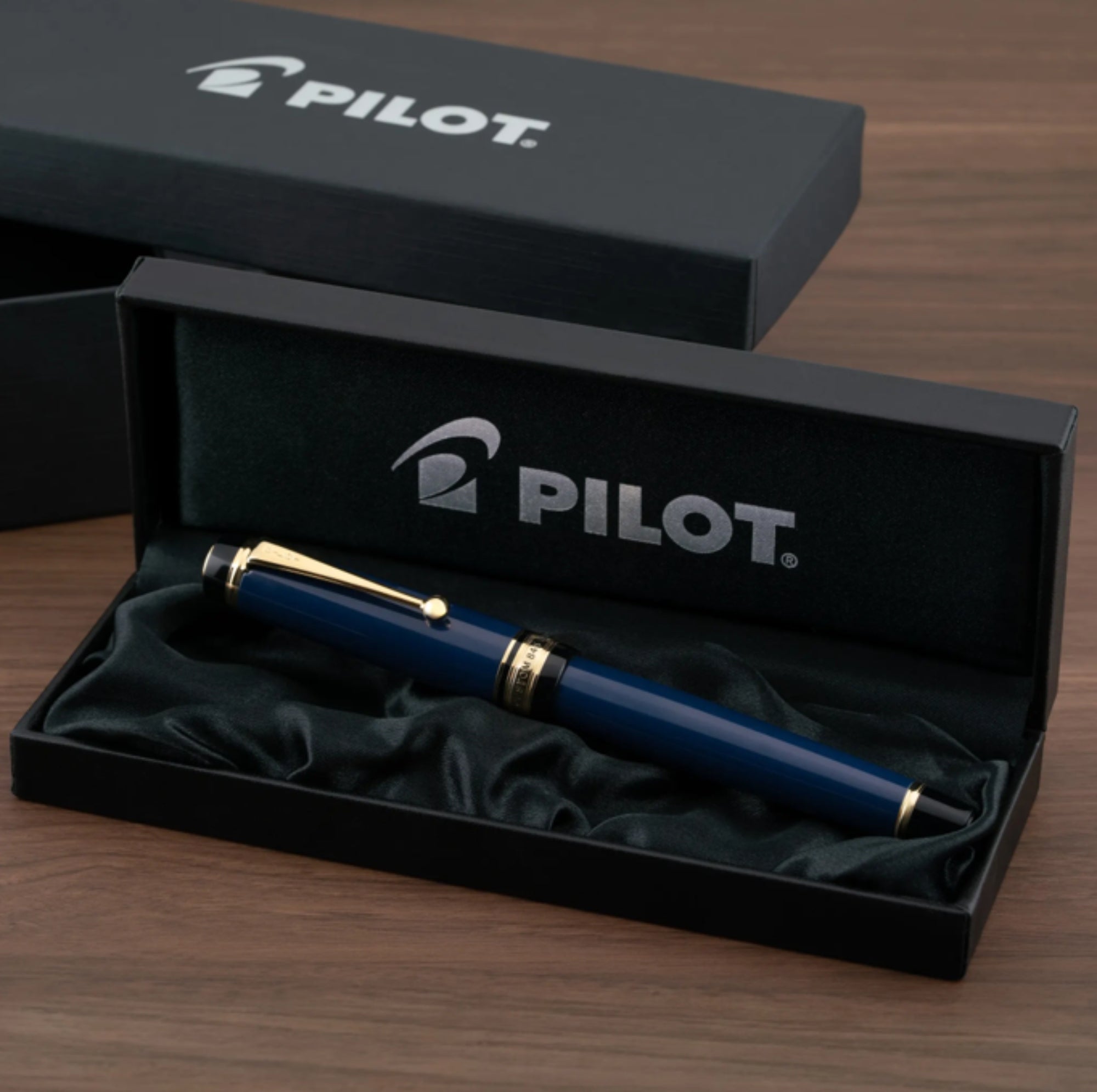 Pilot Custom 845 Fountain Pen in Prussian Blue - Goldspot Pens