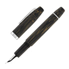 Scribo Flow Fountain Pen in Memoria with Platinum Trim
