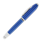 Cross Peerless Fountain Pen in Translucent Quartz Blue - 18K Gold