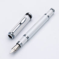 Monteverde Innova Fountain Pen in 2026 Cloud Dancer in Chrome Trim - Limited Edition