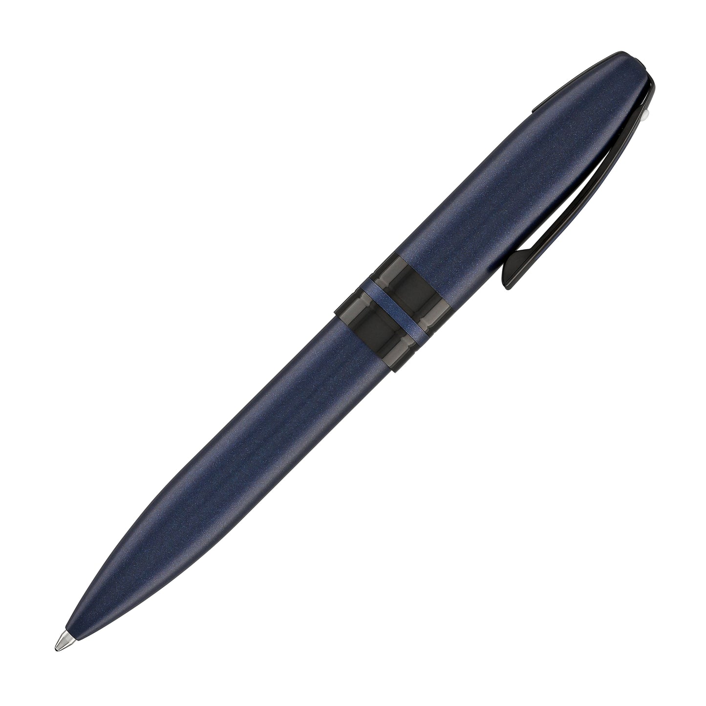 Sheaffer Icon Ballpoint Pen in Matte Blue Lacquer with Black PVD Trim