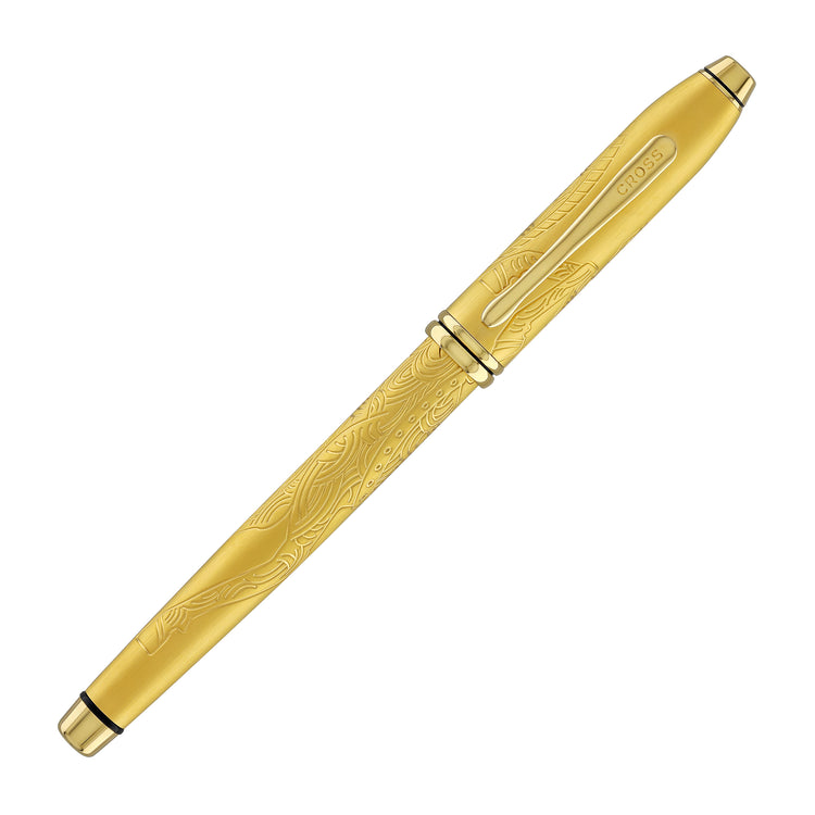 Cross Townsend Zodiac Year of the Horse Selectip Rollerball Pen in 23KT Gold Plated with Gold Plated Appointment