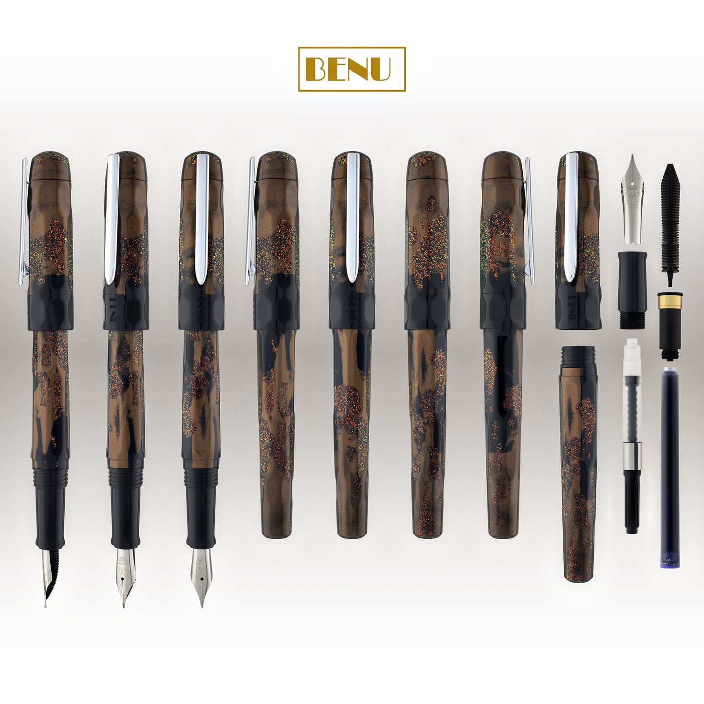 Benu Talisman Fountain Pen in Dream Bean Fountain Pen