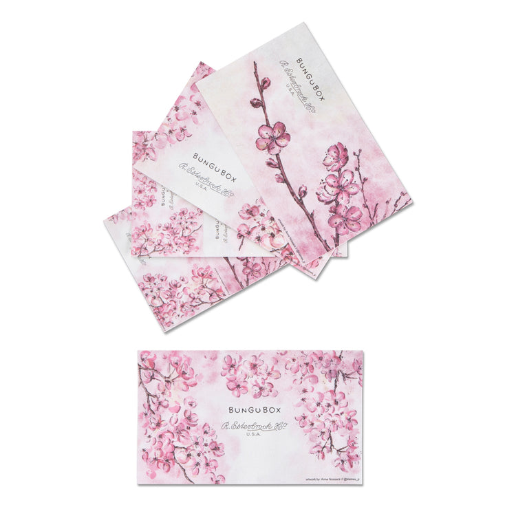 Esterbrook Estie x BUNGUBOX Kachofugetsu Blotter Paper in Flower (Cherry Blossom)