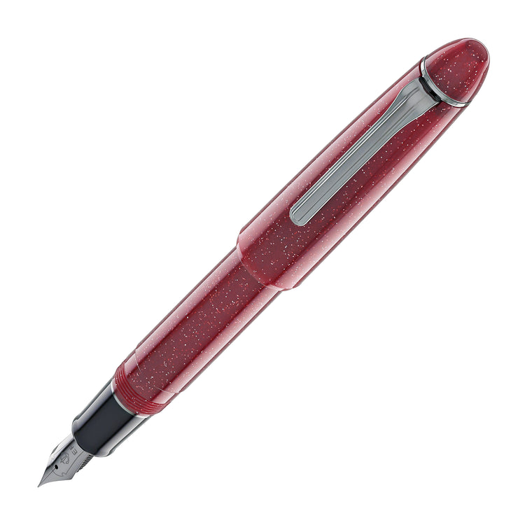 Sailor 1911 Casual L Galaxy Fountain Pen in Supernova Crimson, Black IP