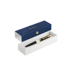 Waterman Impression Ballpoint Pen in Black with Gold Coated