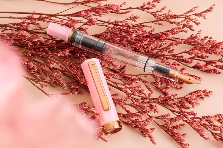 TWSBI Eco Fountain Pen in Pink Lemonade with Bronze