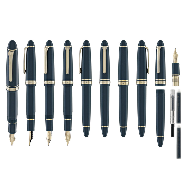 Sailor 1911 Large Fountain Pen in Shining Green - 18kt Gold Nib