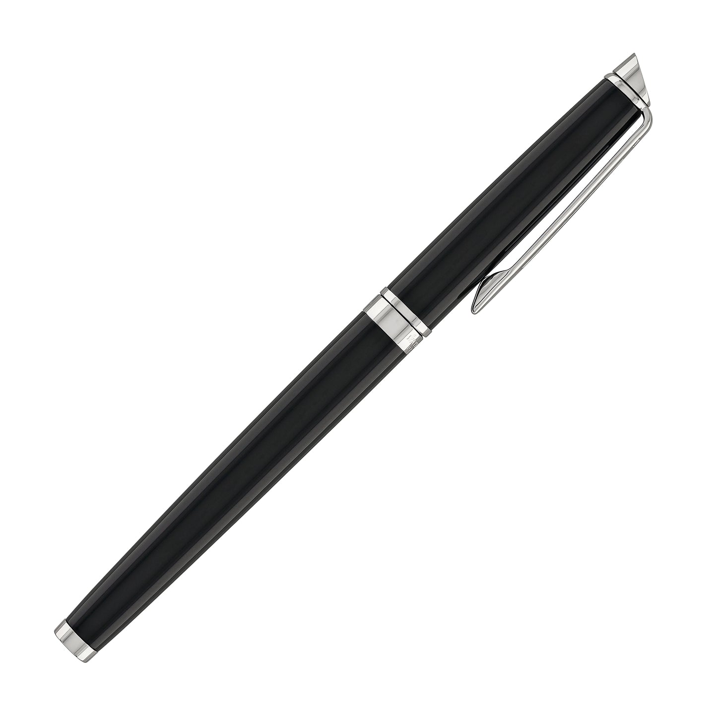 Waterman Hemisphere Rollerball Pen in Black with Chrome Trim