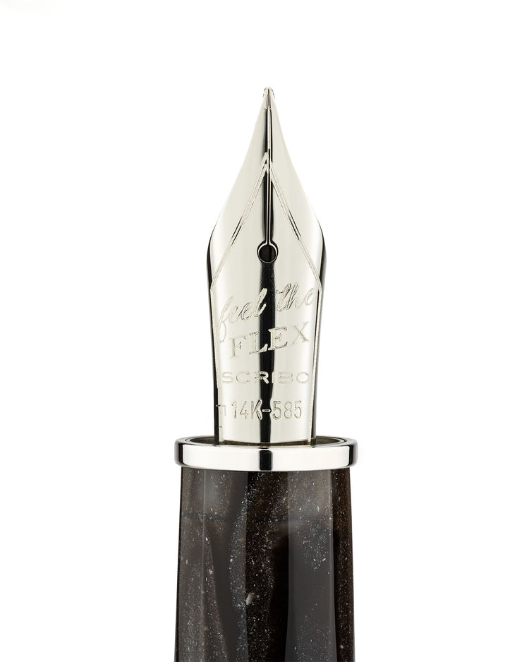 Scribo Feel Fountain Pen in Nova Stella with Platinum Trim - Limited Edition