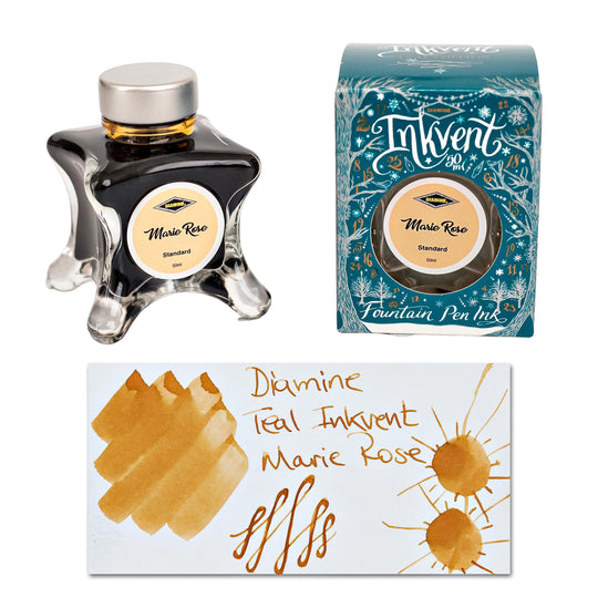 Diamine Inkvent Teal Edition Standard Bottled Ink in Marie Rose - 50 ml