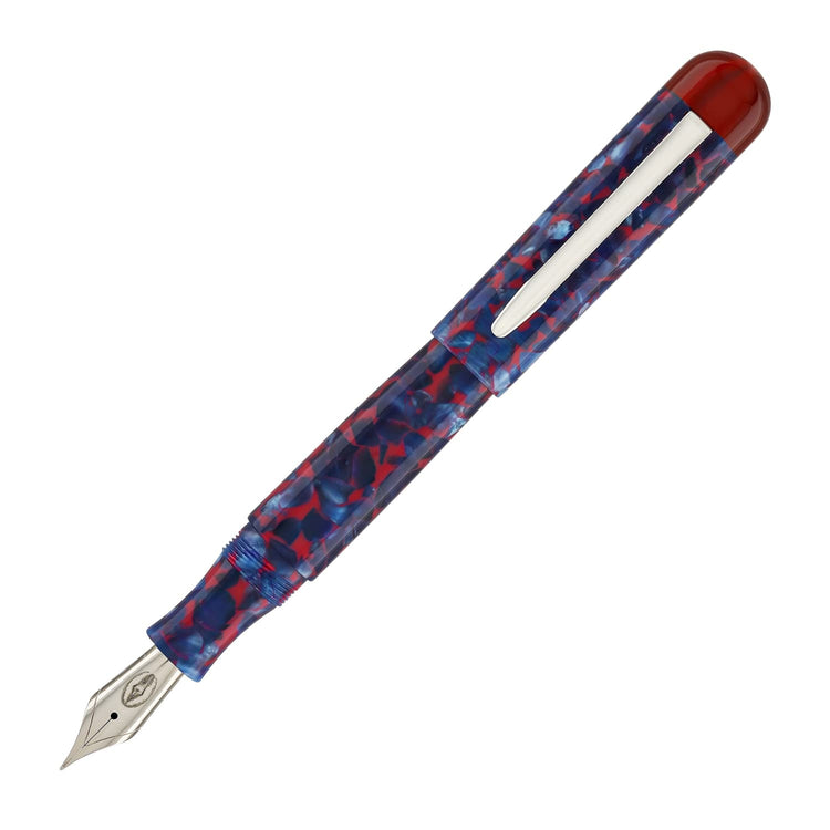 Edison Comet Fountain Pen in Cobalt Magma Fountain Pen