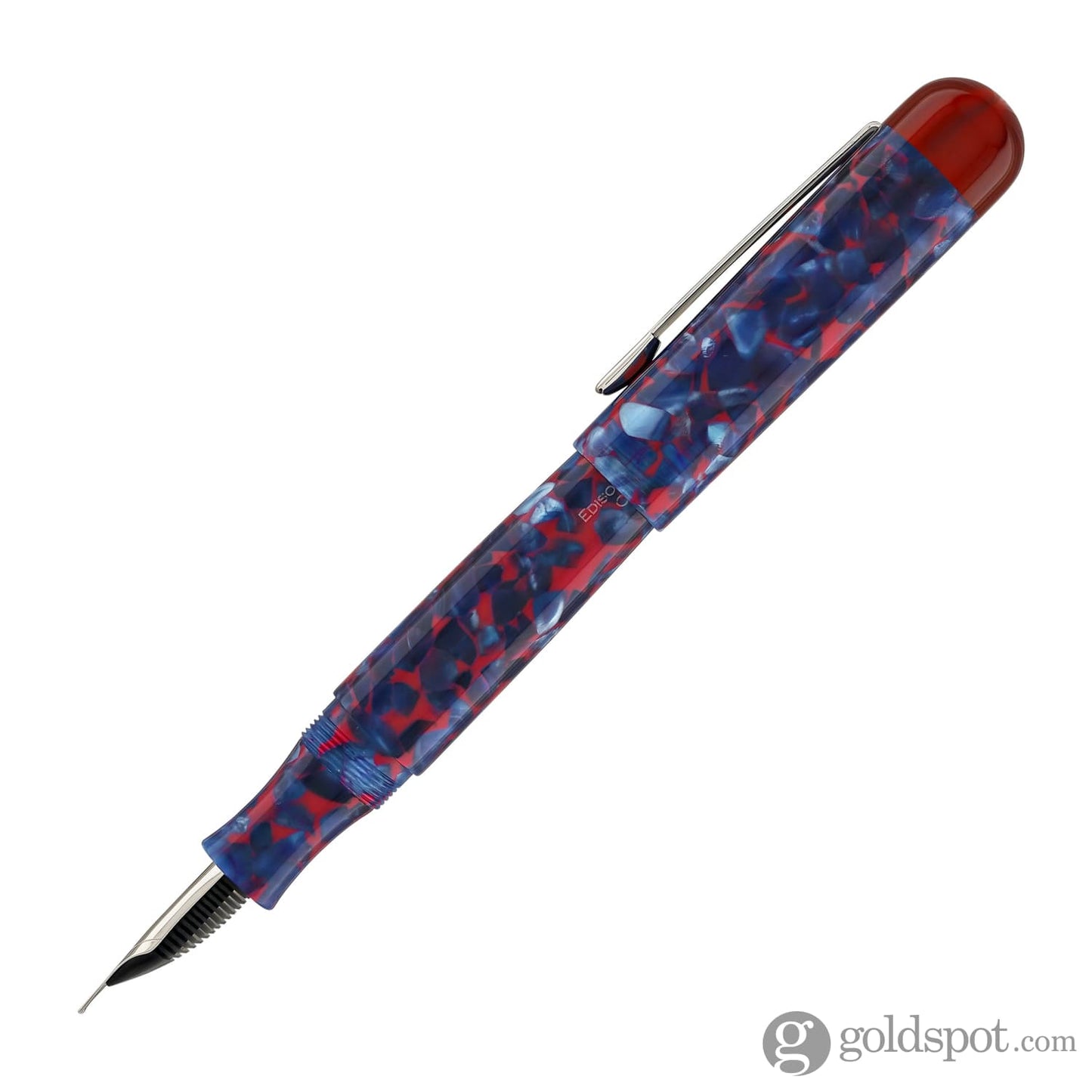 Edison Comet Fountain Pen in Cobalt Magma Fountain Pen