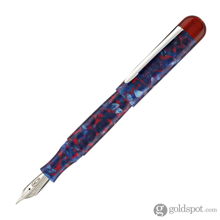 Edison Comet Fountain Pen in Cobalt Magma Fountain Pen