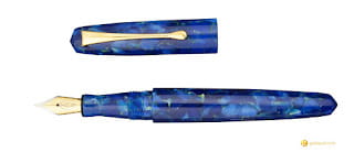 Edison Pearlette Lapis Lazuli Fountain Pen - a Video Review