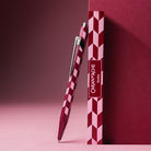 Caran d'Ache 849 Mosaic Ballpoint Pen in Garnet Red