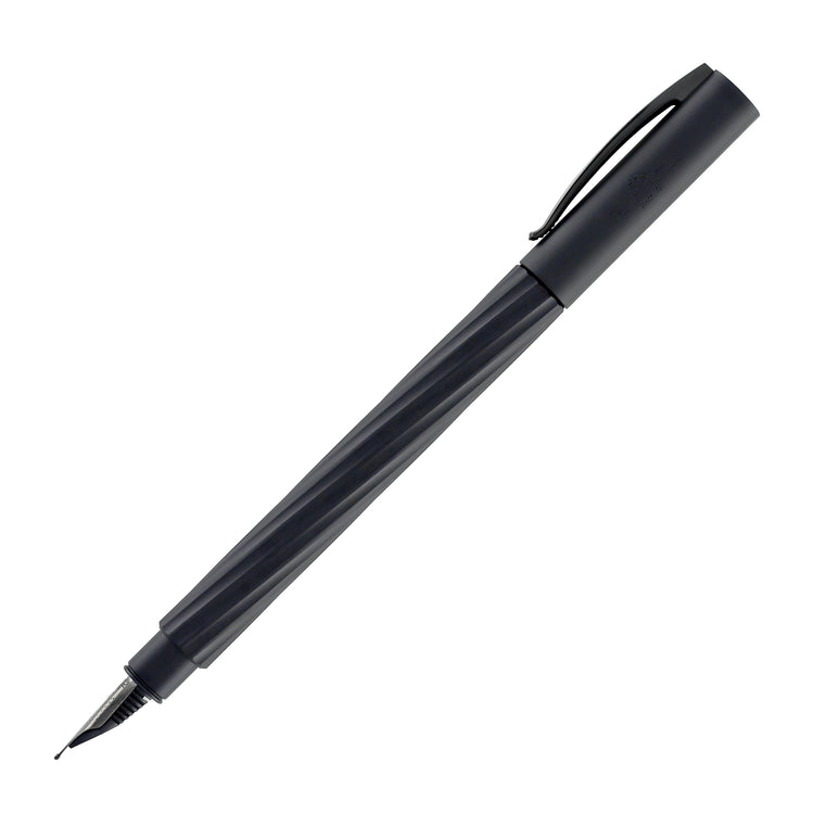 Faber-Castell Ambition Italic Fountain Pen in Obsidian