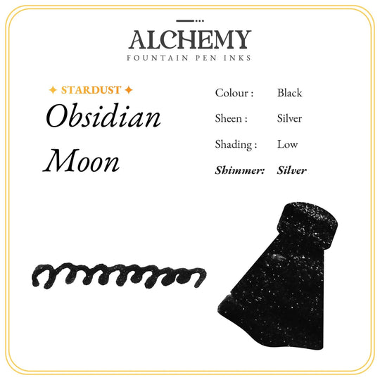 Endless Alchemy Bottled Ink in Obsidian Moon - 45 ml