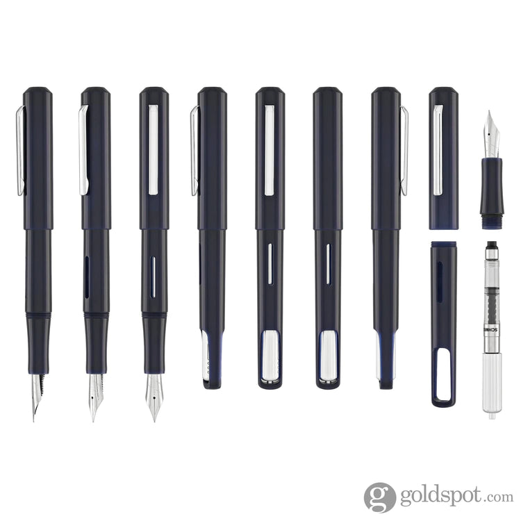 Endless Captiva Fountain Pen in Deep Ocean Chrome Fountain Pen