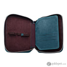 Endless Companion Leather Adjustable 10 Pen Pouch in Blue Pen Cases